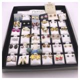 Pierced Earring Assortment 37 Pr in Lot
