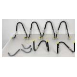 V-Shape Hang All Hooks, Single Hooks 9 PC Lot