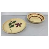VTG Watt Pottery USA Starflower 15' Serving
