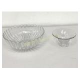 VTG Heisey Glass Bowls 2 Pc Lot