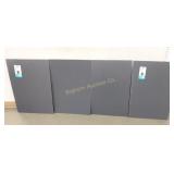 Pen + Gear Black Foam Board 20' x 30' 4 Pc Lot