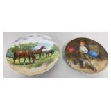 Collector Plates Early 1900's German Horse Plate &