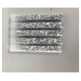 5 Vials Silver Foil