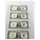 One Dollar Silver Certificates 1957, 57A, 57B