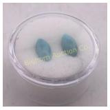 Larimar Gemstone 3.23 Ct Dominican Replica