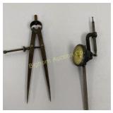 VTG Dial Test Indicator 1'/1000, Compass 2 Pc Lot