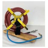 Air Hose on Manual Wind Reel w/ Spray Nozzle