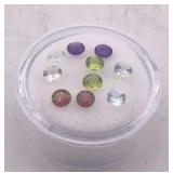 Gemstones: Sky Topaz, Peridot, Garnet, White Topaz