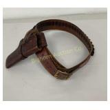 Idaho Leather 77LS 357S Holster w/Size 32 AmmoBelt