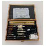 Universal Gun Cleaning Kit in Wooden Box
