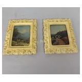 VTG Pictures w/ Concave Glass