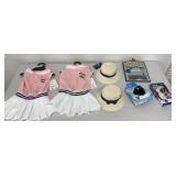 Dog Items: Dresses Size Large, Hats Size Large