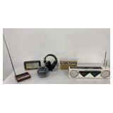 Realistic Crystal WeatherRadio, Radio Headphones,