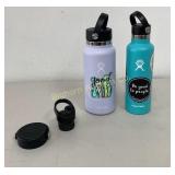 Hydroflask Water Bottles w/ 2 Extra Lids