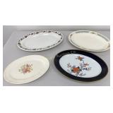 VTG Serving Platters: Oxford, Noritake, Knowles