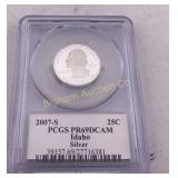2007-S Silver Idaho Statehood Quarter PCGS