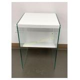 Convenience Concepts SoHo End Table w/Shelf, Glass