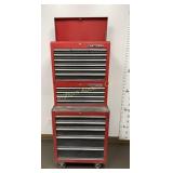 Craftsman 3 Section Tool Box, 17 Drawers