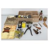 Leather Working Book & Accessories, Punch, Dye