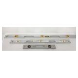 Levels' Stanley 4FT, Johnson 3 Ft, Stanley 2 Ft