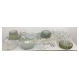 VTG Glass Compotes, Candle Stick Holders, Heisey