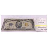 1934 A Ten Dollar North Africa Silver Certificate
