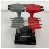 Pittsburgh 18 Pc Offset T-Handle Hex Key Set SAE