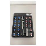 Pittsburgh Pass Through Socket Set SAE & Metric