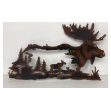 Metal Art Moose Wall Decor