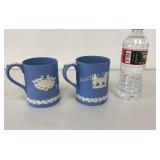 Wedgewood Mugs 2 PC Lot Christmas 1972 & 1973