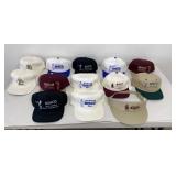 Golf Hats & Visor & Assortment 12 Pc Lot
