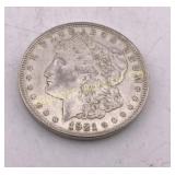 1921 Morgan Silver Dollar