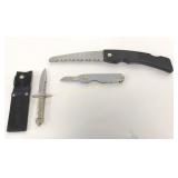 Outers Folding 6" Saw, Small Survival Knife