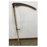 Antique Sythe w/ Wooden Handle