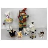 Holiday Scarecrow, Easter Decor, Assorted Plush