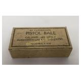 Ammo 45 ACP M1911 50 Rounds, Steel Cases