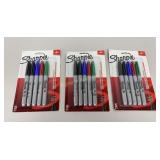 Sharpie Fine Tip Permanent Markers Various Colors