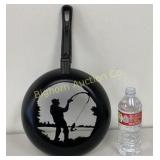 Metal Art Fisherman Wall Decor Made From
