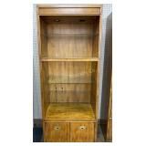 Drexel Passages Campaign Shelf Unit w/ 2 doors