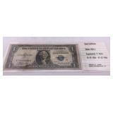 1935 A One Dollar Silver Certificate Experimental