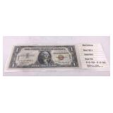 1935 A One Dollar Hawaii Silver  Certificate