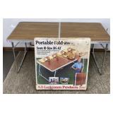 Folding Camp Table Approx 30" x 63"