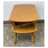 VTG 2 Tier End Table 26" x 17" x 21" Tall