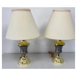 Table Lamps w/ Shades 2 PC Lot