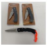 Ozark Trail Pocket Knives w/3" Serrated Lock Back