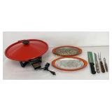 Electric Wok, Sizzler Pans, Cutlery