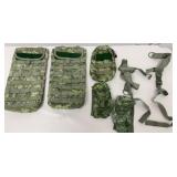 Digital Camo Pouches & Hydration Carrier 5 PC Lot