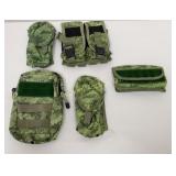 Digital Camo Pouches Various Sizes  5 PC Lot