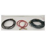 Air Hose 3 Pc Lot Various Lengths