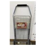New Folding Market Shopping Cart 50 Lb Rating